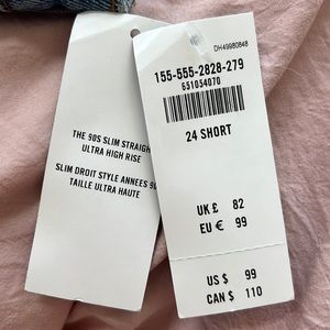 Curve Love Ultra High Rise 90s Slim Straight Jean